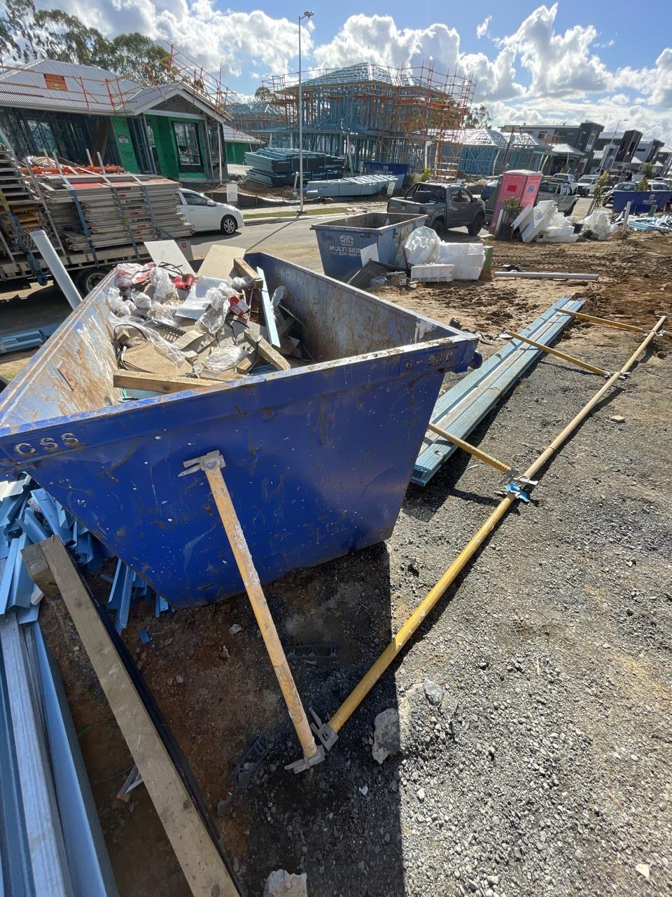 Skip bin in the way